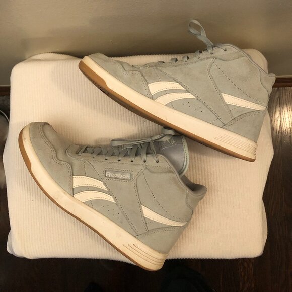 Reebok Club High Top Sneakers Size US 7.5 Sea foam Green - Picture 5 of 7